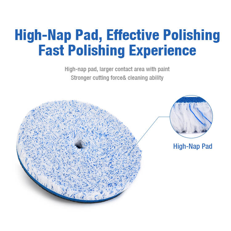Shinemate One Step Microfiber Polish-Cut Pad (3", 5", 6") - Image 2