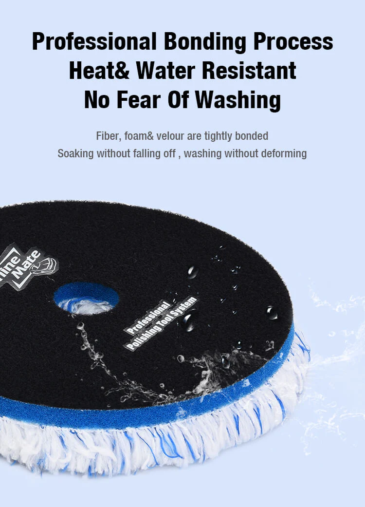 Shinemate One Step Microfiber Polish-Cut Pad (3", 5", 6") - Image 3