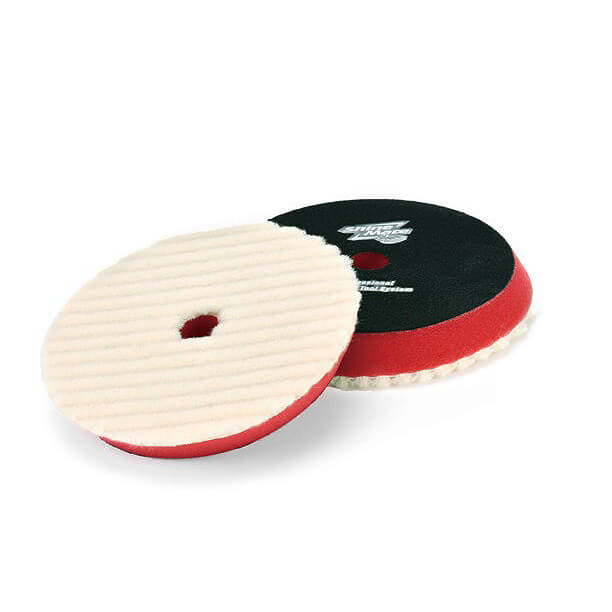 Shinemate Red Heavy Wool Cutting Pad (3", 5", 6")