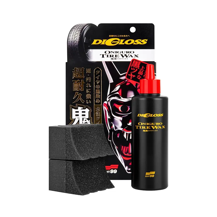 SOFT99 Digloss Black Devil Tire Wax 200ml L-67 - Image 2