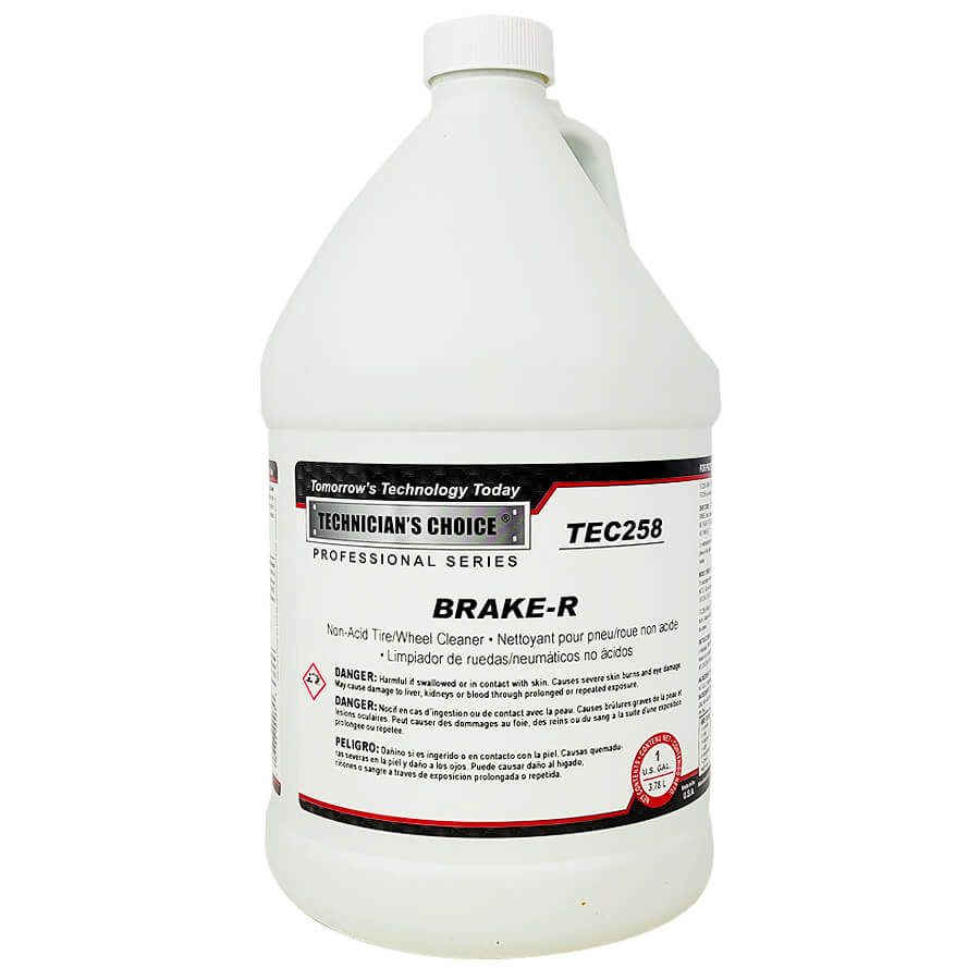 Technician's Choice Brake-R Non-Acid Tire & Wheel Cleaner 128oz TEC258
