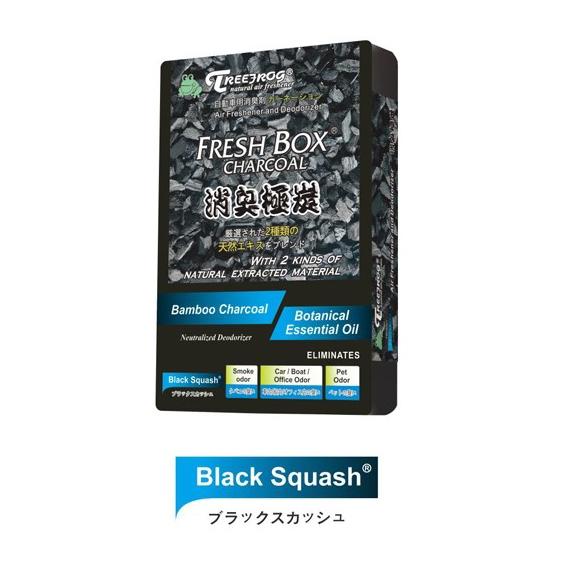 Treefrog Fresh Box Charcoal - Black Squash Air Freshener - Image 2