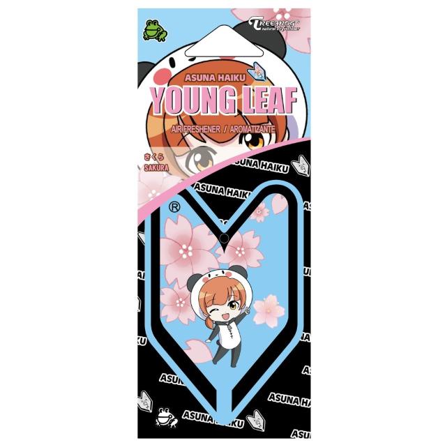 Treefrog Young Leaf Hanging Air Freshener Sakura Girl