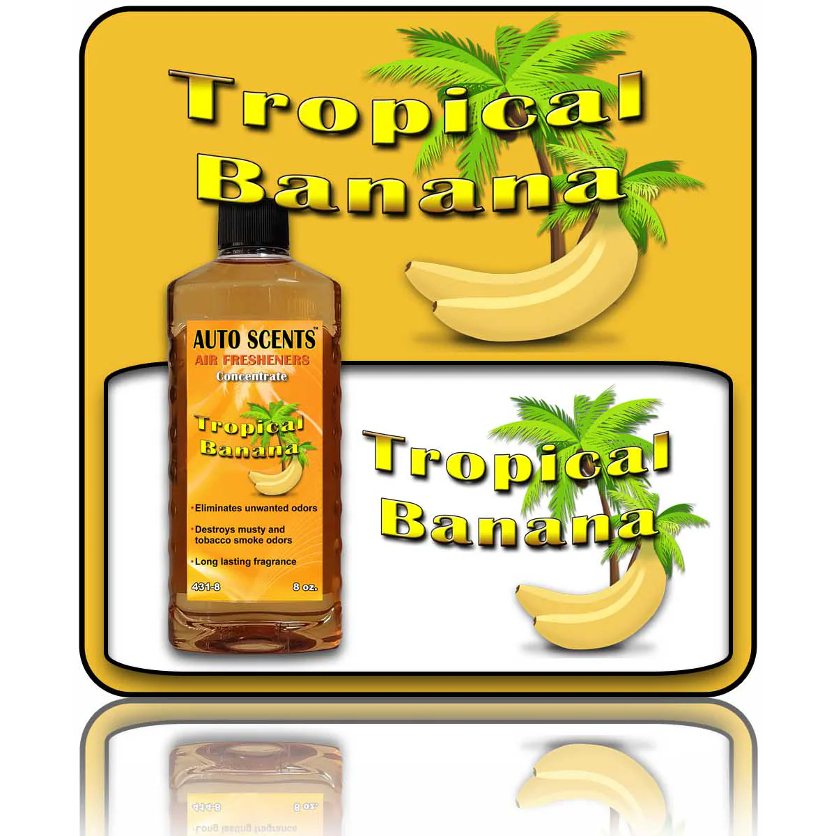 AutoScent Tropical Banana Air Freshener Concentrate 8oz