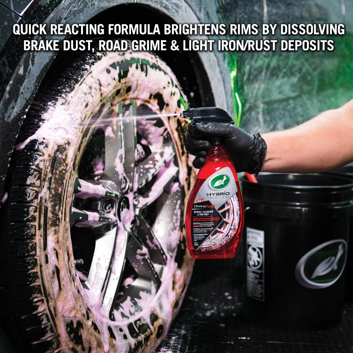 Turtle Hyper Foam Wheel and Tire Cleaner 23oz - Image 5