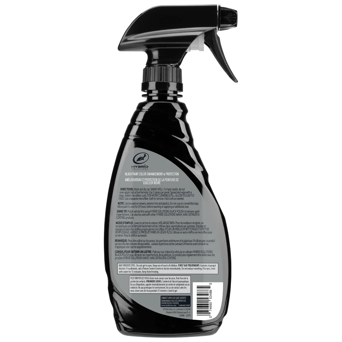 Turtle Wax HS Ceramic Acrylic Black Wax Spray 16oz - Image 3