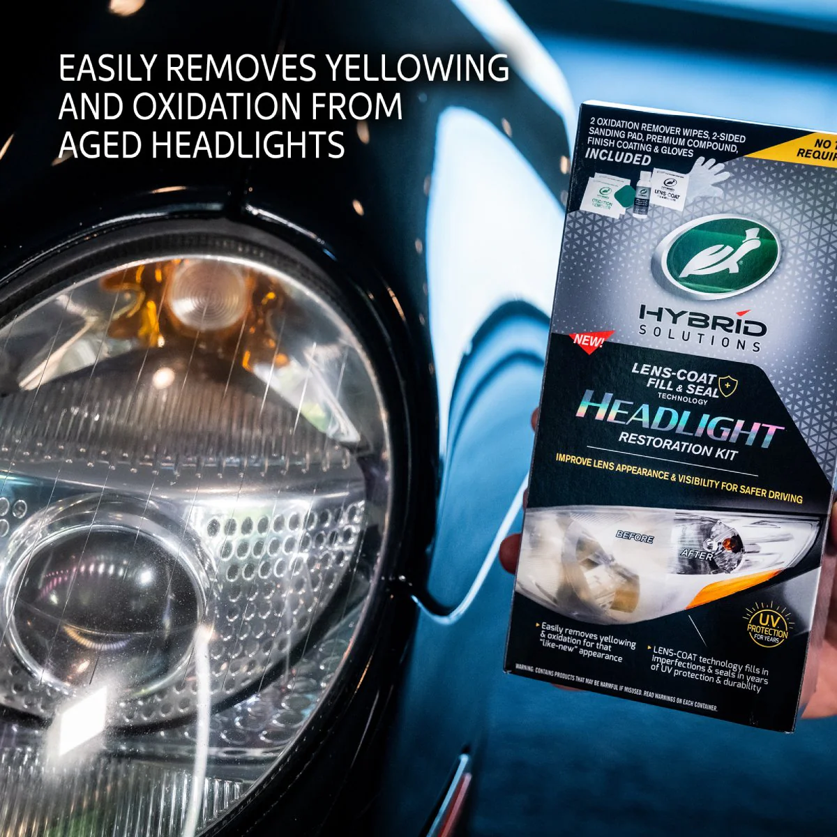 Turtle Wax Hybrid Solutions Headlight Restoration Kit - Image 4