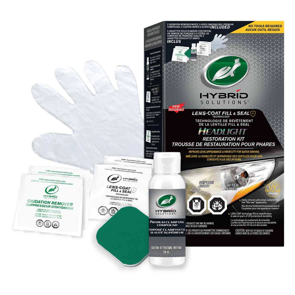 Turtle Wax Hybrid Solutions Headlight Restoration Kit - Image 5