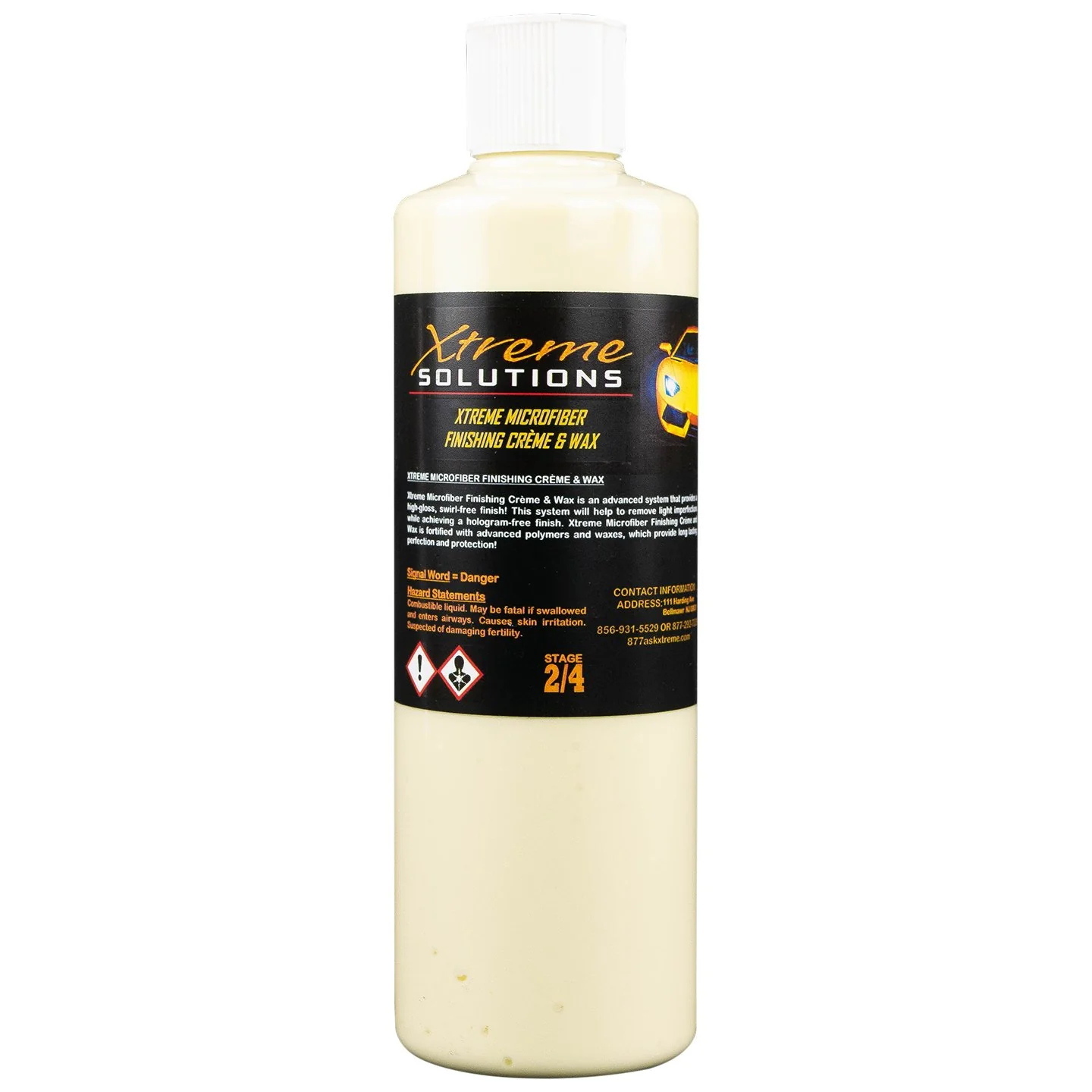 Xtreme Solutions Microfiber Finishing Creme & Wax 16oz