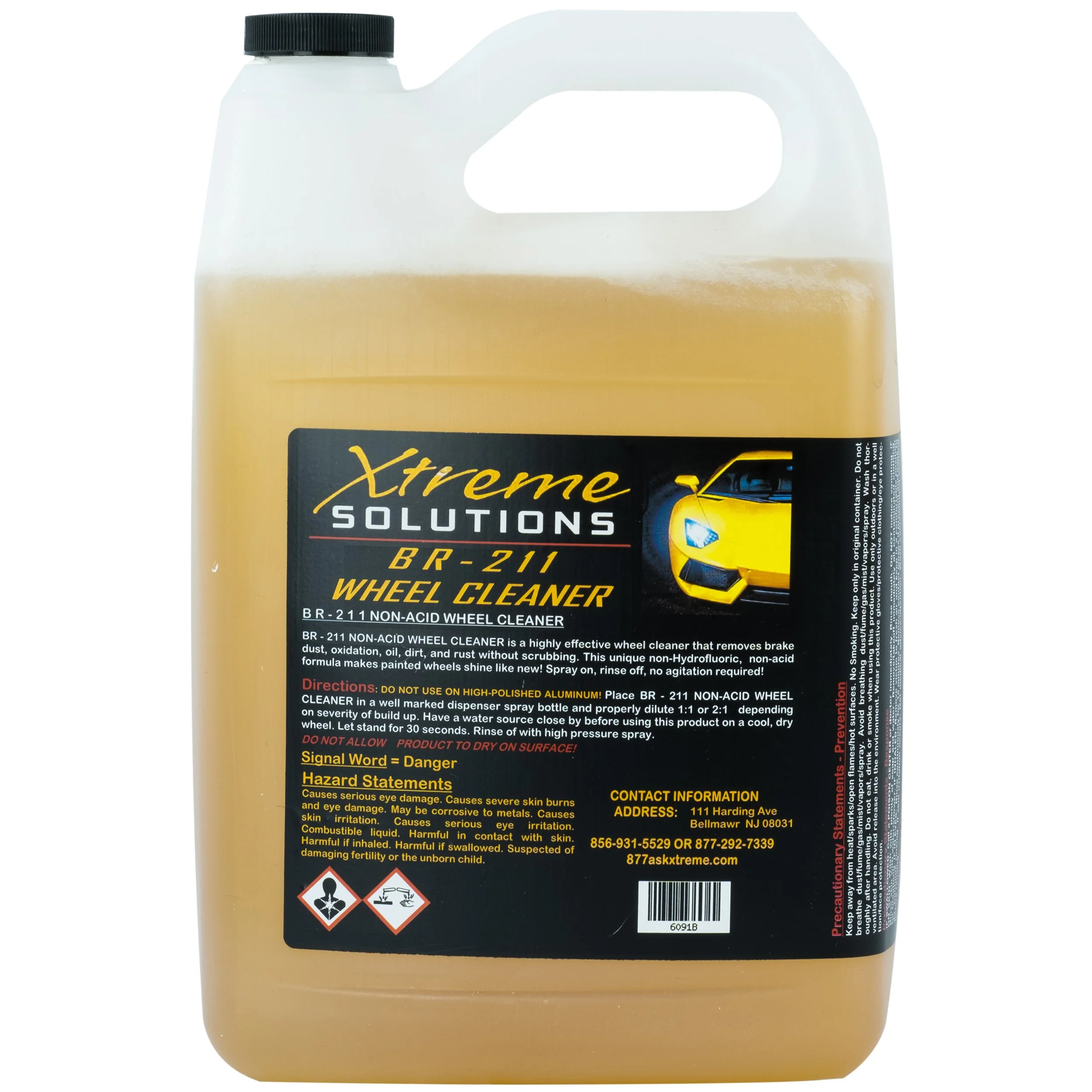 Xtreme Solutions Non Acid Wheel Cleaner 128oz