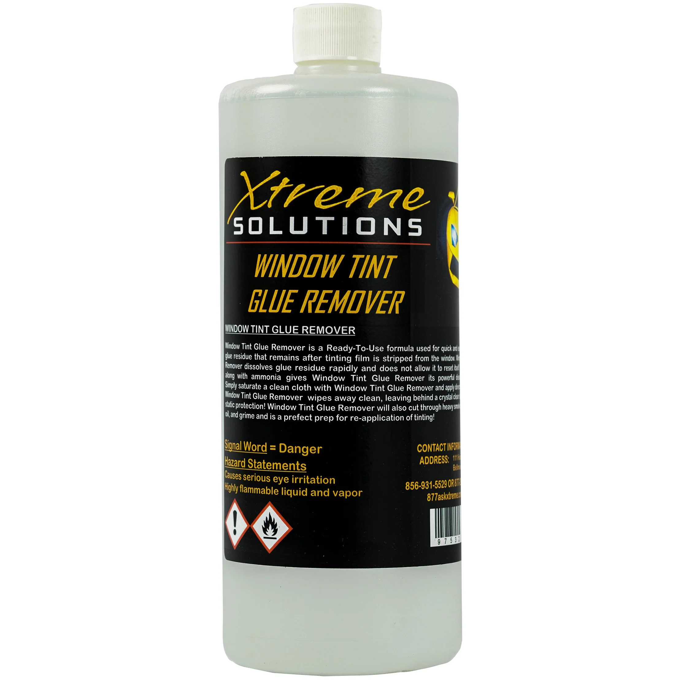 Xtreme Solutions Window Tint Glue Remover 32oz