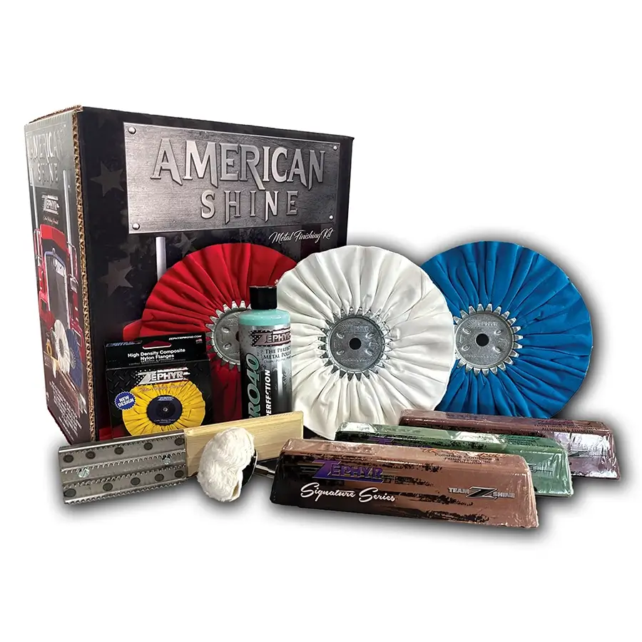 Zephyr American Shine Metal Finishing Kit 10"